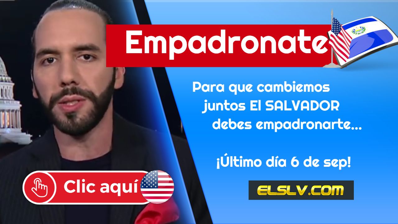 Empadronamiento Salvadoreños 2019
